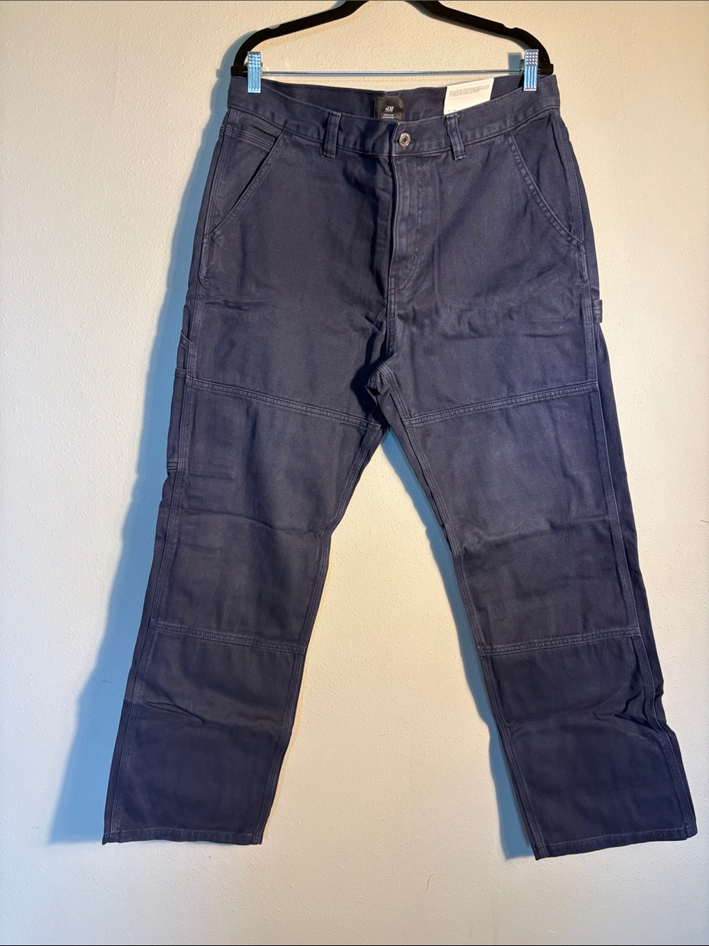 H&M Men's Regular Fit Carpenter Trousers
